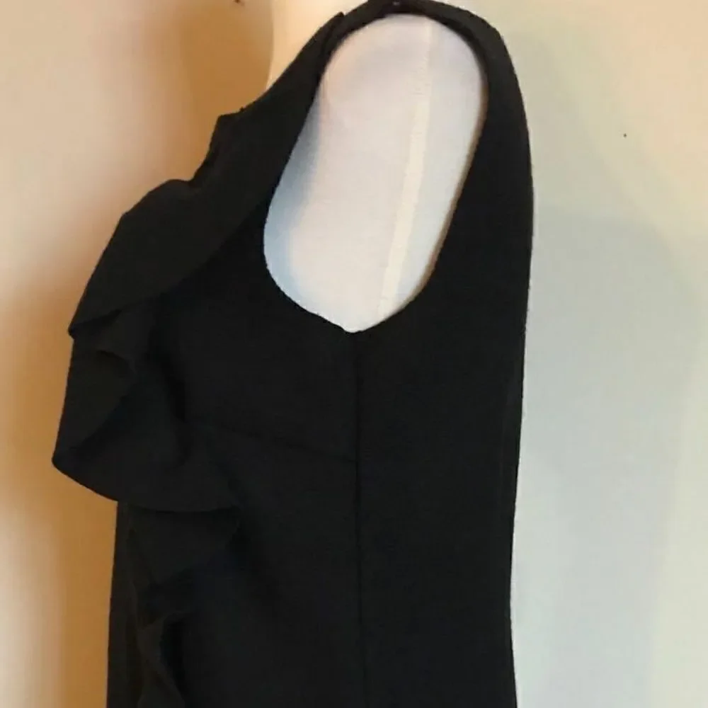 J Crew Black Wool Sheath Dress - Sz 2 - Picture 11 of 12